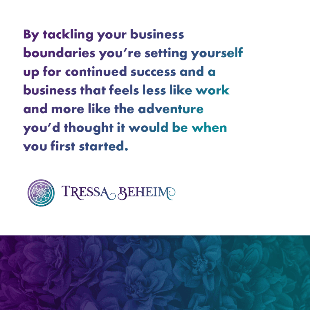 When you run your own business, working 24/7 is a slippery slope. Here are some ideas for how you can set business boundaries that let you thrive.